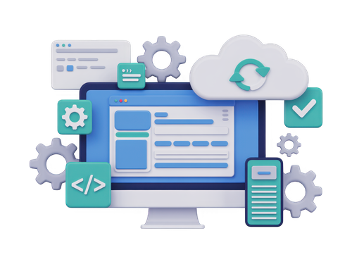 Programador con Laptop - Desarrollo de Software